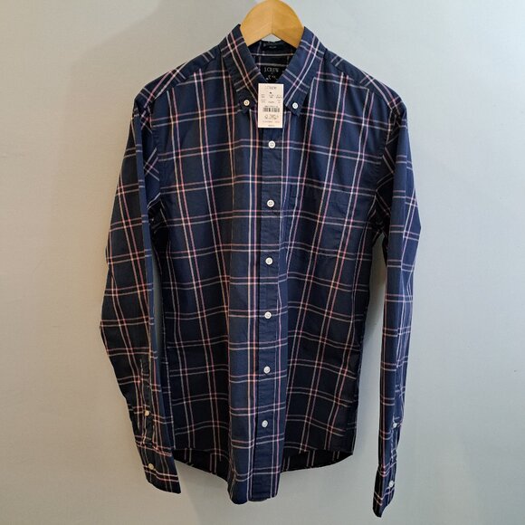 J. Crew Men's M Slim Fit Flex Washed Button Down Shirt New With Tag Style #BR879 - Picture 5 of 16